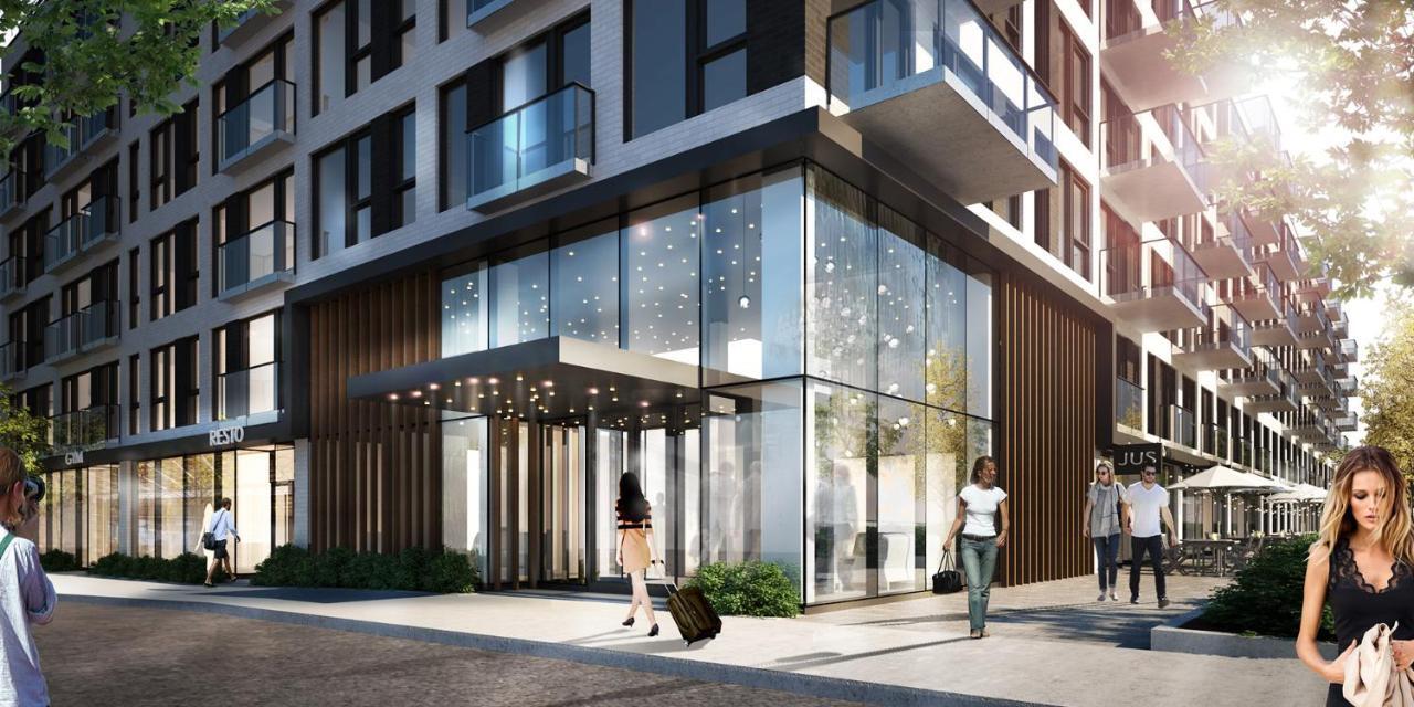 Le Se7T Penthouses Монреаль Экстерьер фото
